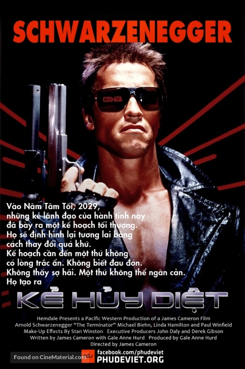 The Terminator - Vietnamese Movie Poster