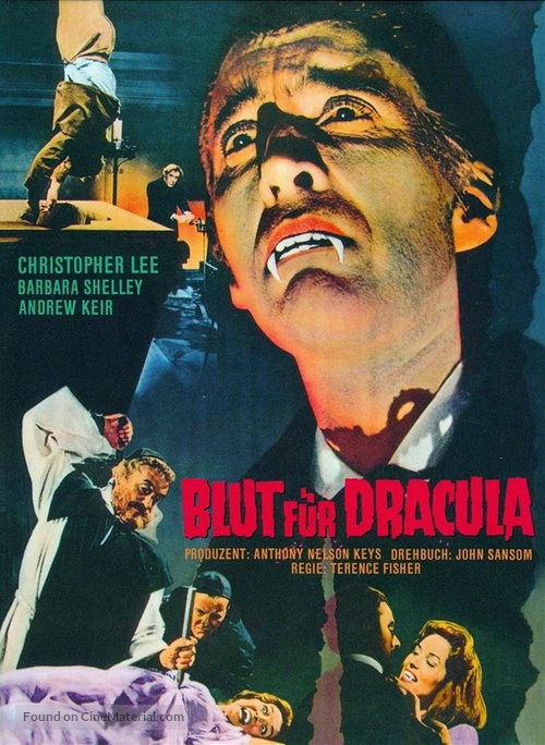 Dracula: Prince of Darkness - German Blu-Ray movie cover