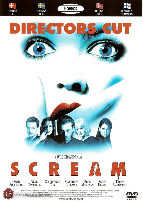 Scream - Danish DVD movie cover