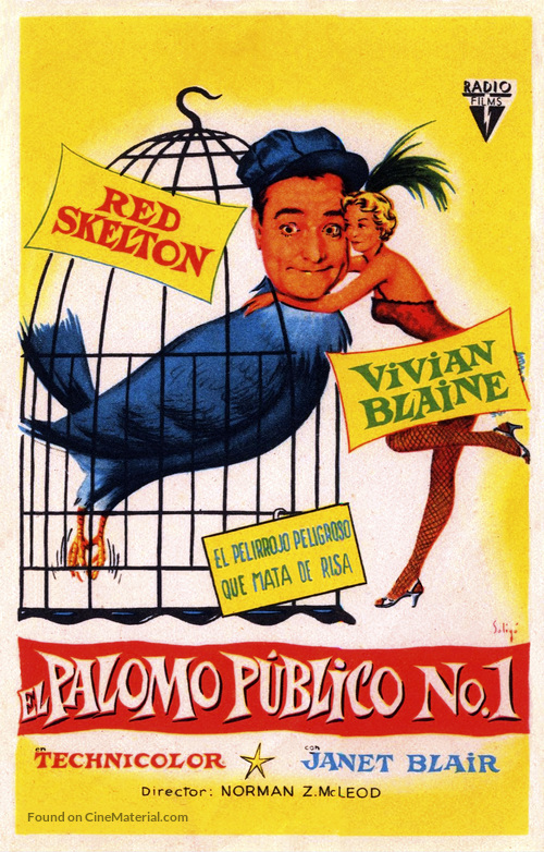 Public Pigeon No. One - Spanish Movie Poster