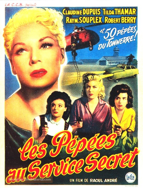 Les p&eacute;p&eacute;es au service secret - Belgian Movie Poster