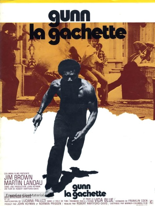 Black Gunn - French Movie Poster