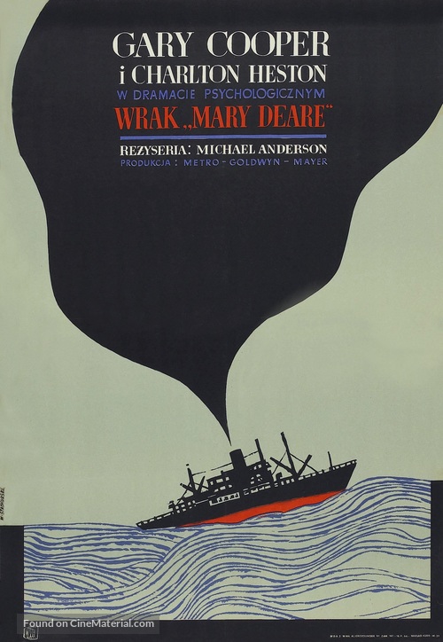 The Wreck of the Mary Deare - Polish Movie Poster