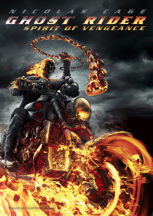 Ghost Rider: Spirit of Vengeance - Swedish DVD movie cover