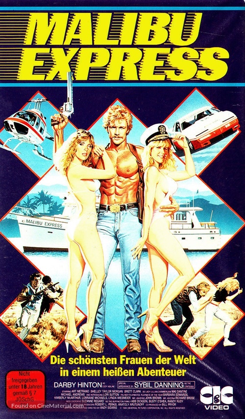 Malibu Express - German VHS movie cover