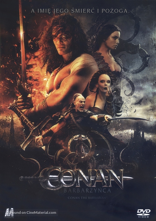 Conan the Barbarian - Polish DVD movie cover