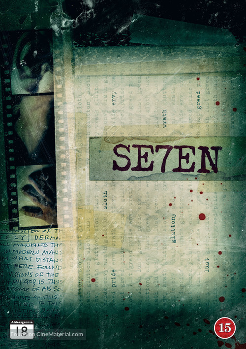 Se7en - Danish DVD movie cover
