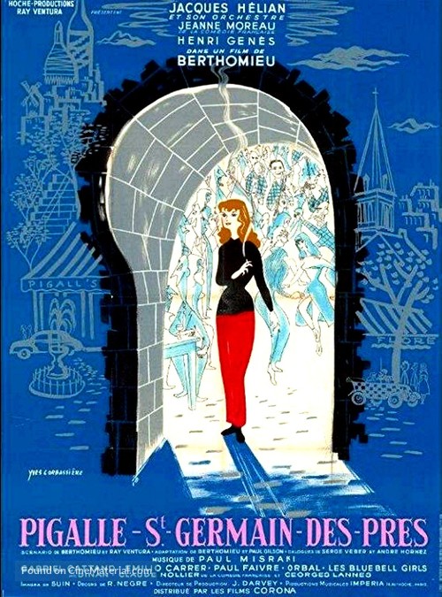 Pigalle-Saint-Germain-des-Pr&eacute;s - French Movie Poster