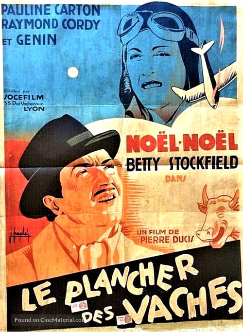 Sur le plancher des vaches - French Movie Poster