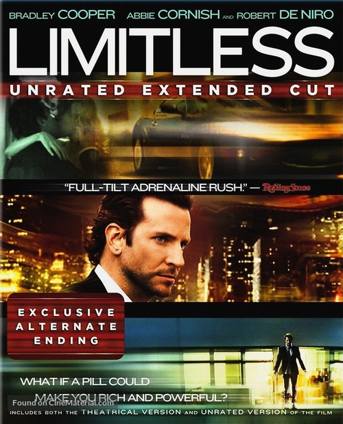 Limitless - Blu-Ray movie cover