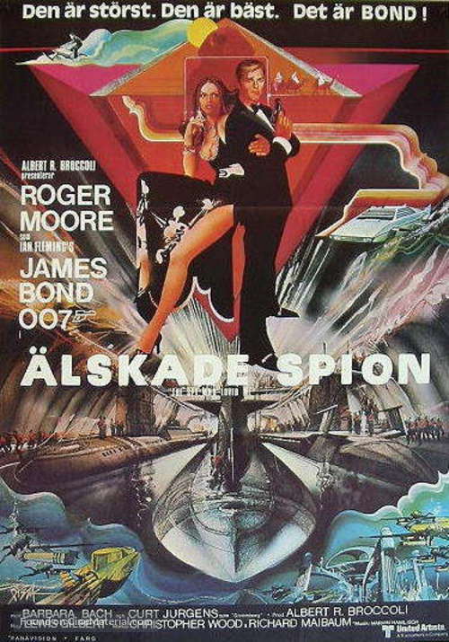The Spy Who Loved Me - Swedish Movie Poster