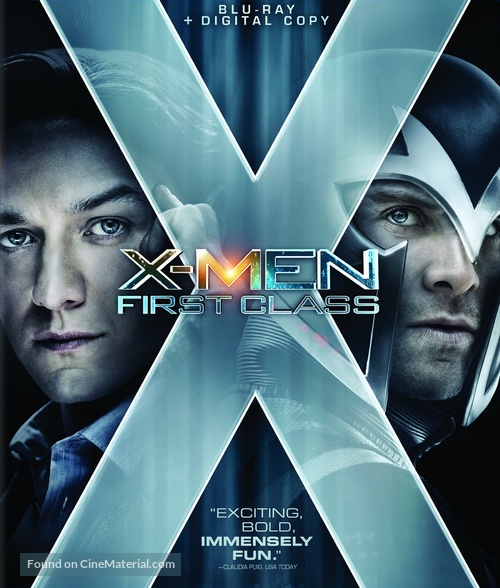 X-Men: First Class - Blu-Ray movie cover