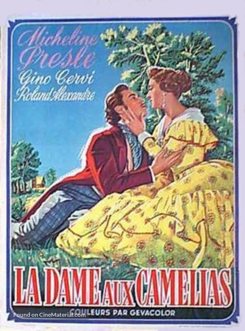 La dame aux cam&eacute;lias - French Movie Poster