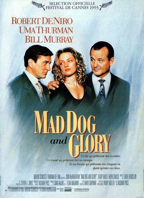 Mad Dog and Glory - French Movie Poster