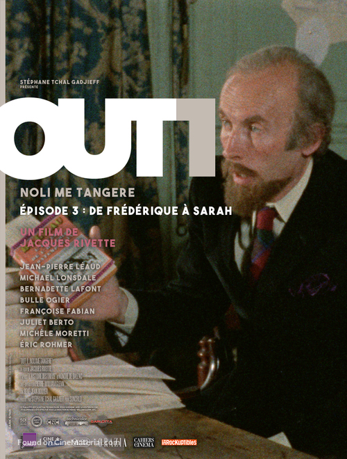 Out 1, noli me tangere - French Re-release movie poster