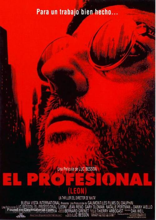 L&eacute;on: The Professional - Spanish Movie Poster