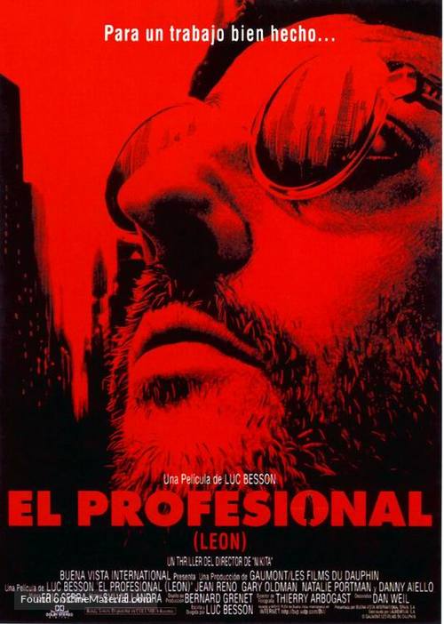 L&eacute;on: The Professional - Spanish Movie Poster