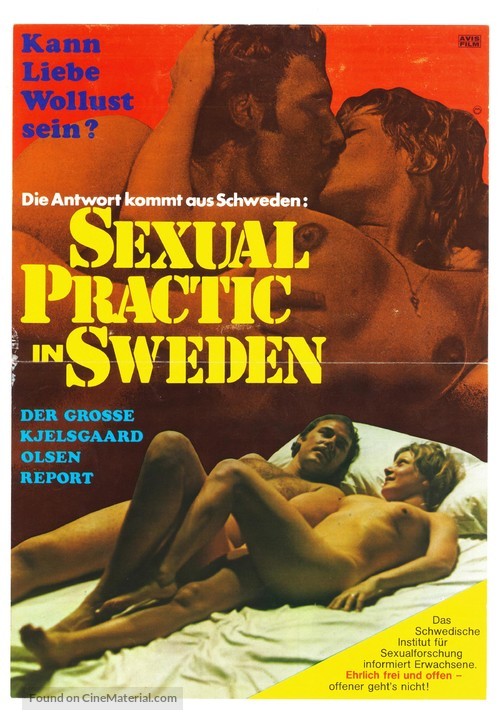 Sexual Practices in Sweden - German Movie Poster