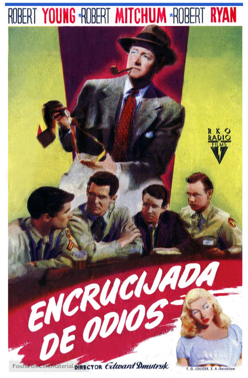 Crossfire - Spanish Movie Poster