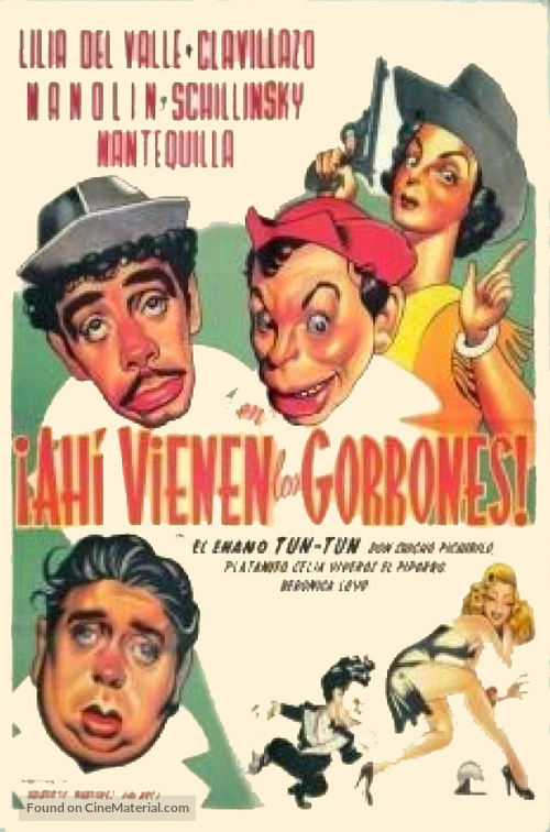 Ah&iacute; vienen los gorrones - Spanish Movie Poster