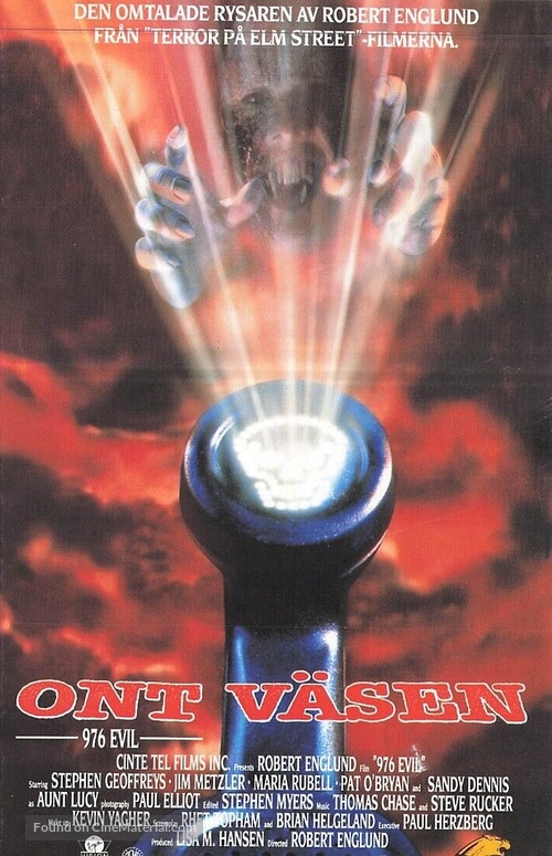 976-EVIL - Swedish VHS movie cover