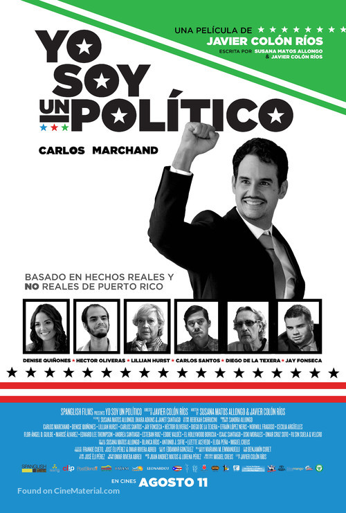 Yo Soy Un Pol&iacute;tico - Puerto Rican Movie Poster