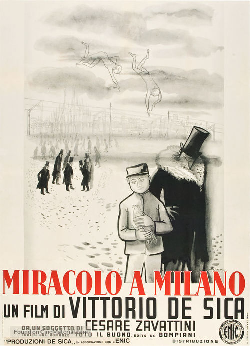 Miracolo a Milano - Italian Theatrical movie poster