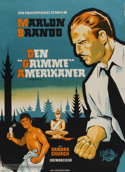 The Ugly American - Danish Movie Poster