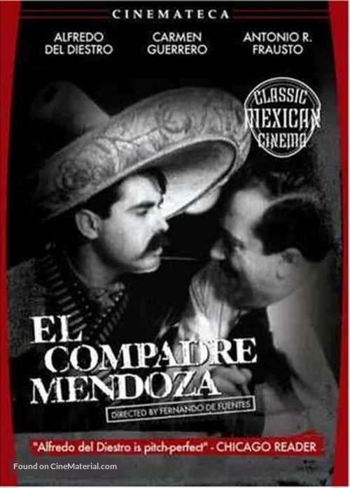 El compadre Mendoza - Mexican DVD movie cover