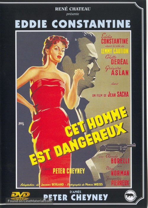 Cet homme est dangereux - French DVD movie cover