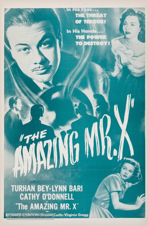 The Amazing Mr. X - Movie Poster