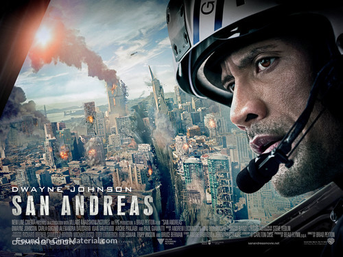 San Andreas - British Movie Poster