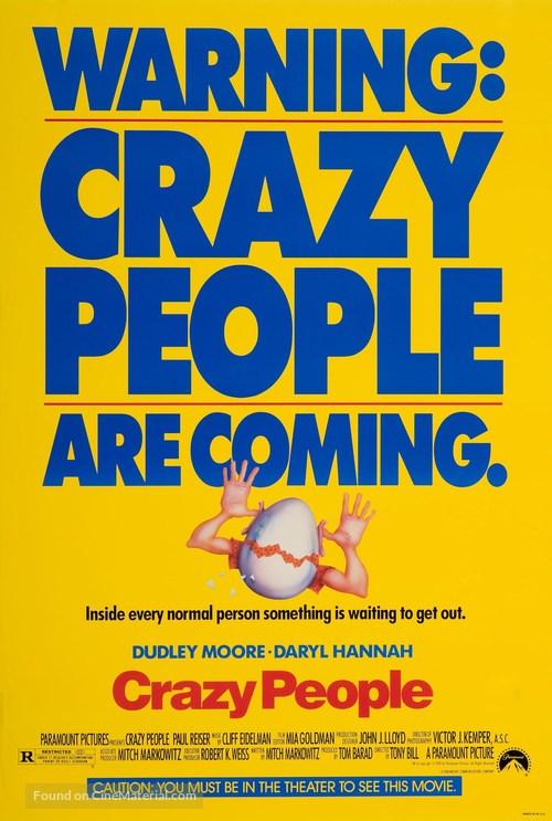 Crazy People - Movie Poster