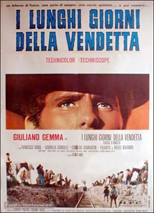 I lunghi giorni della vendetta - Italian Movie Poster