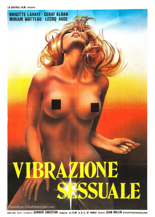 Vibrations sexuelles - Italian Movie Poster