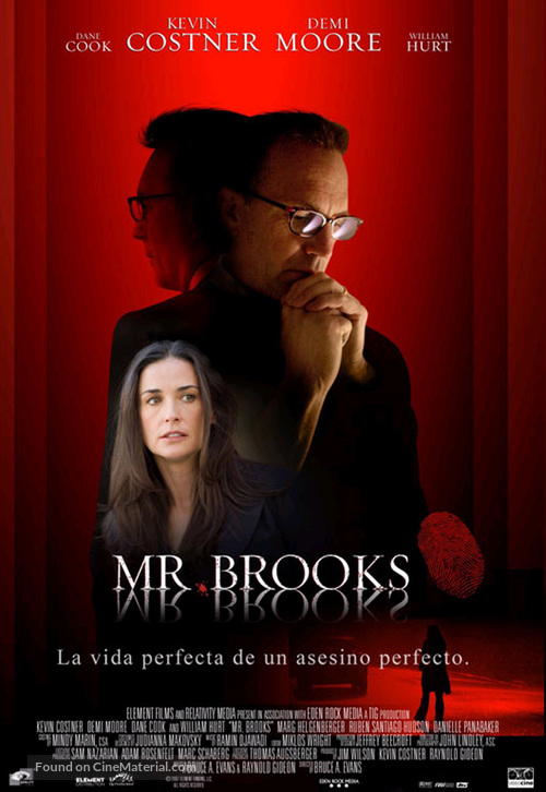Mr. Brooks - Mexican Movie Poster