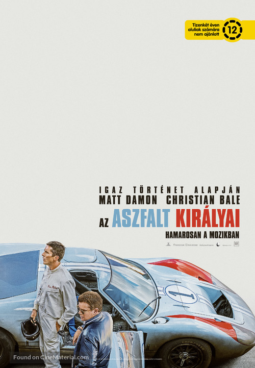 Ford v. Ferrari - Hungarian Movie Poster