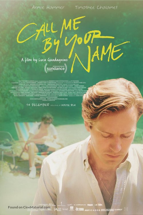 Call Me by Your Name - Thai Movie Poster