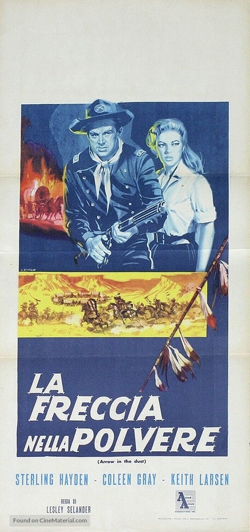 Arrow in the Dust - Italian Movie Poster