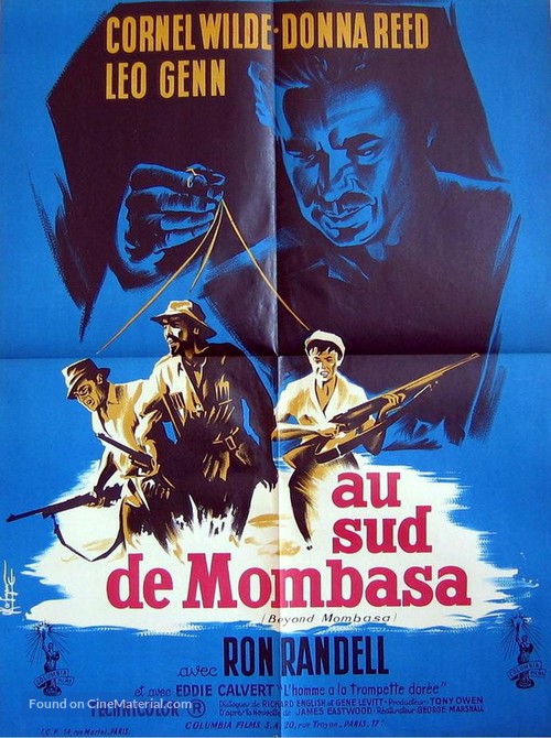Beyond Mombasa - French Movie Poster