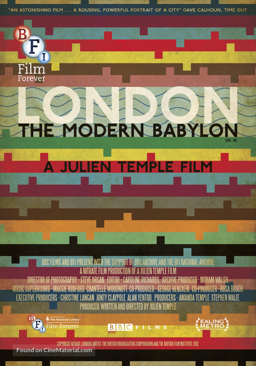 London - The Modern Babylon - British Movie Poster