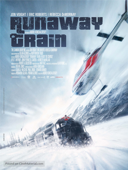 Runaway Train - French Re-release movie poster