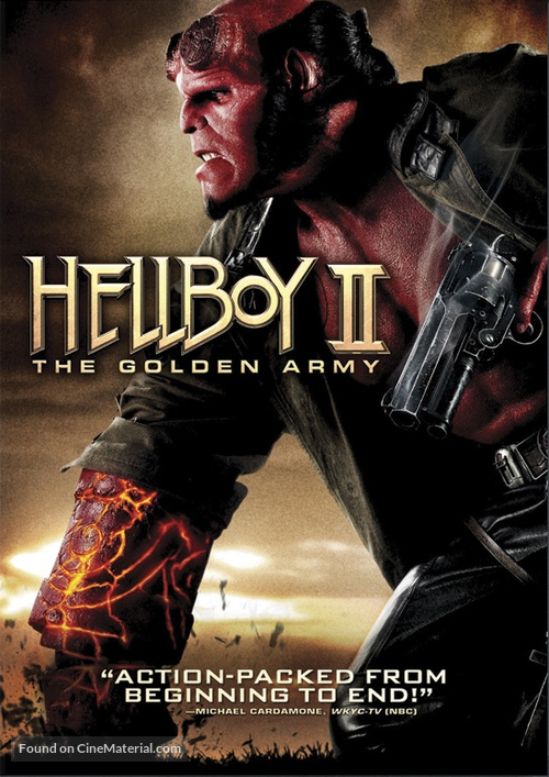 Hellboy II: The Golden Army - DVD movie cover