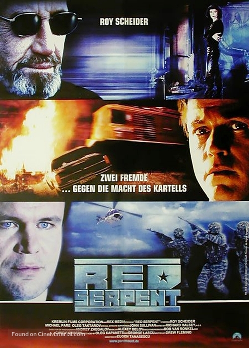 Red Serpent - German Movie Poster
