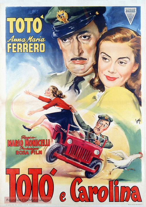 Tot&ograve; e Carolina - Italian Movie Poster