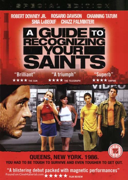 A Guide to Recognizing Your Saints - British DVD movie cover
