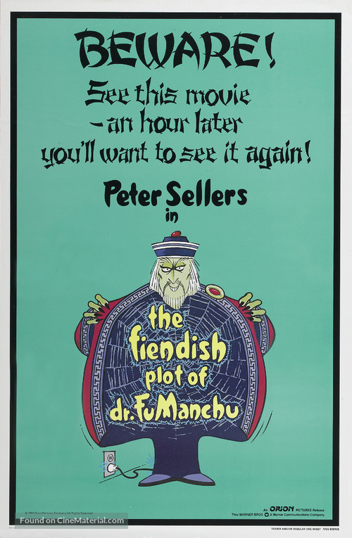 The Fiendish Plot of Dr. Fu Manchu - Movie Poster