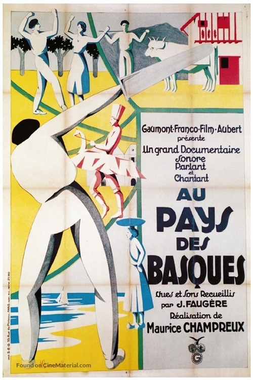 Au pays des Basques - French Movie Poster