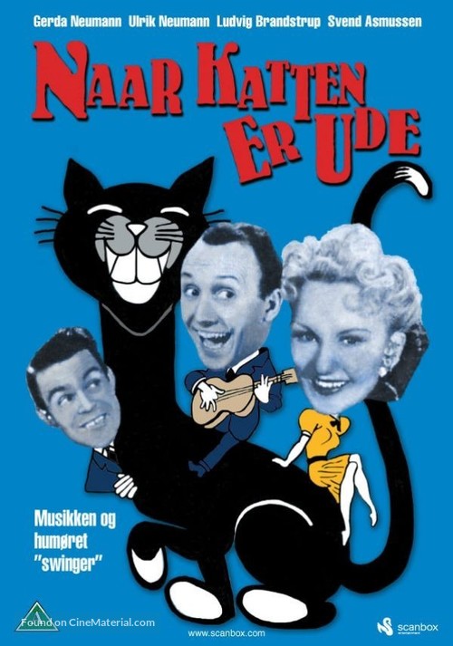 N&aring;r katten er ude - Danish DVD movie cover