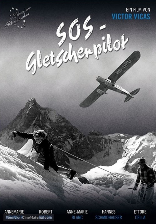 SOS Gletscherpilot - Swiss DVD movie cover